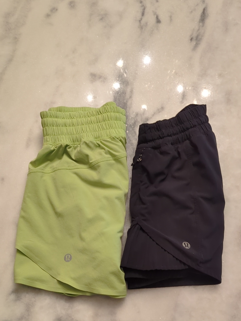 Shake It Out High-Rise Running Short & Lululemon Pleat to Street Short Sz Smal